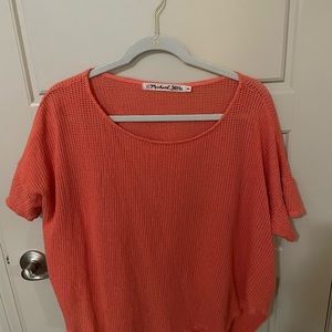 Michael Star waffle knit top